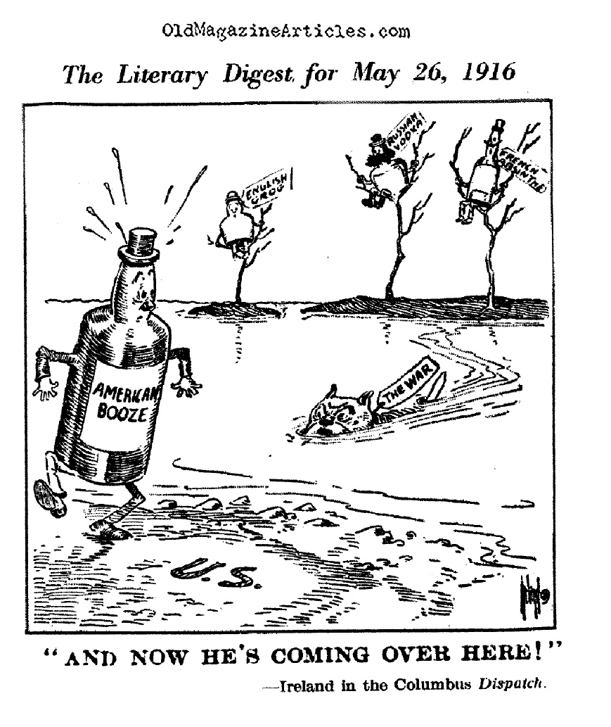 The War Encouraged Prohibitionists (Literary Digest, 1917)